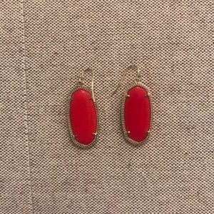 Kendra Scott earrings! In red ❤️